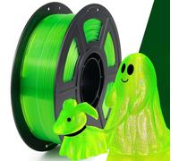IEMAI PETG Filament 1.75mm 1Kg, Transparent Vert Fluorescent PETG Filament Pour Imprimante 3D, Précision Dimensionnelle +/- 0.02mm