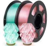 IEMAI PETG Filament 1.75mm 2Kg, Transparent Cyan/Rose PETG Filament Pour Imprimante 3D, Précision Dimensionnelle +/- 0.02mm