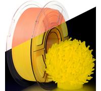 IEMAI PETG Glow in The Dark Filament 1.75mm 1KG, Orange Phosphorescent PETG Filament pour imprimante 3D, Dimensionnelle +/- 0.02mm