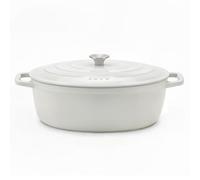 La Fonderie 1890 Cocotte en fonte émaillée IENA36 36 cm 7,7 L Beige – Tous feux