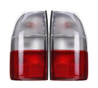 IENQBVL Feux arrières Auto pour Mitsubishi L200 MK3 1995-2006 Accessoires Voiture Feu Arrière Latéral Droite/Gauche Rouge Transparent(2PCS)