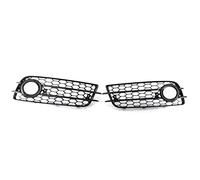 IENQBVL Grille Phare Antibrouillard Pour Pare-choc Avant Calandre Inférieure Pour A4 B8 Pour S-L S4 2009 2010 2011 2012 (Bright Black)