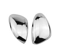 IENQBVL Housse Rétroviseur D'aile pour Peugeot 208 2014-2017 ABS Chrome Voiture Rétroviseur Gauche Côté Droit Protection Capuchon Boîtier Rétroviseur Autocollants 2 Pièces Coques Rétroviseur Voiture