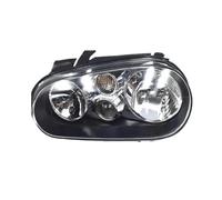 IENQBVL Phare Avant Avec Clignotants Intégrés Pour VW Pour Golf 4 MK4 2002-2005 Sans Ampoules Commande Électrique Manuelle(Black left,Manual)