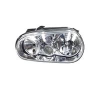 IENQBVL Phare Avant Avec Clignotants Intégrés Pour VW Pour Golf 4 MK4 2002-2005 Sans Ampoules Commande Électrique Manuelle(White left,Manual)