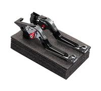 IENQBVL Poignée Freinage Moto en pour FB Mondial Hipster HPS 125 Moto Accessoires Réglable CNC en Aluminium De Frein d'embrayage Leviers Poignée De Frein Levier 1 Paire Pièces de Modification(18)
