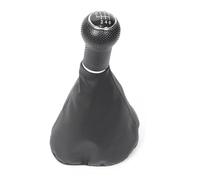 IENQBVL Pommeau Levier Vitesse Pommeau De Levier Vitesse En Cuir PU Pour VW Pour Golf 3 Pour Jetta MK3 Pour Polo Boîte Manuelle 5/6 Vitesses(A-6 Speed)