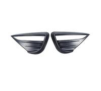 IENQBVL Pour Tesla Pour Modèle Y 2018-2022 2023 Couvercle Protection Lame Becquet Phare Antibrouillard Autocollant Décoration ABS Avec Dents Woof (4)