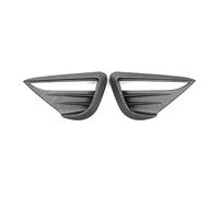IENQBVL Pour Tesla Pour Modèle Y 2018-2022 2023 Couvercle Protection Lame Becquet Phare Antibrouillard Autocollant Décoration ABS Avec Dents Woof (2)