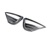 IENQBVL Pour Tesla Pour Modèle Y 2018-2022 2023 Couvercle Protection Lame Becquet Phare Antibrouillard Autocollant Décoration ABS Avec Dents Woof (1)