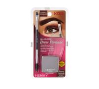 iEnvy by KISS All-In-One Brow Pomade Chocolate KBPM02 Waterproof Long Lasting Mirror Cap Stencils Included
