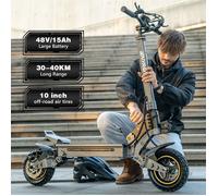 IENYRID iE-S1 EScooters 800W moteur 48V15Ah batterie LCD affichage Scooter électrique 10 pouces Air tout-terrain pneu ville