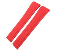 IENYU Bracelet de montre en caoutchouc fluorescent de 21 mm pour Patek 5164A 5167A Aquanaut, Philippe PP, orange et marron, bracelet de montre en silicone souple, Rose buckle, Agate