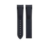 IENYU Bracelet de montre en caoutchouc souple et flexible pour Omega Speedmaster Moonwatch Seamaster 300 AT150 Planet Ocean 600 20/21/22 mm sans boucle, 22mm, Agate
