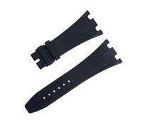 IENYU Caoutchouc souple fluororubber FKM 28 mm pour bracelet AP 26170 26176 25940, pour bracelet de montre Audemars Piguet à boucle pliable, 28mm