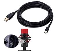 ienza Long câble USB Mini-B 3 m pour microphone de jeu à condensateur USB HyperX Quadcast (Remarque : ne convient pas pour QuadCast S, non compatible avec tous les microphones HyperX, veuillez voir