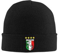 IEOGHWXY Casquette de Baseball Snapback Chapeau Soleil Chaud Unisexe Italie Bonnet en Tricot pour Hommes et Femmes d'hiver avec emblème du Drapeau Italien Badge Cadeau d'anniversaire
