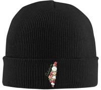 IEOGHWXY Casquette de Baseball Snapback Chapeau Soleil Chaud Unisexe J'aime la Palestine Ma Patrie Chapeaux tricotés pour Hommes et Femmes d'automne d'hiver avec Carte palestinienne en Acrylique
