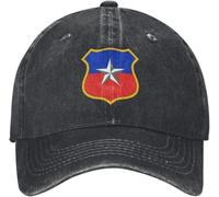 IEOGHWXY Casquette de Baseball Snapback Chapeau Soleil pour la Chaleur Drapeau du Chili Hommes et Femmes en Coton personnalisé Protection Solaire réglable Fier Papa Cadeau d'anniversaire