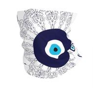 IEOIAEKI Bandana à motif mandala mauvais œil coupe-vent pour le visage - Cache-cou - Cache-cou - Tribus turques - Amulette - Tube passe-montagne