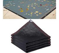 IEOWY Filet de Protection pour Piscine rectangulaire, bâche de Protection rectangulaire 5 x 10 m, bâche de Protection pour piscines intérieures et Hors Sol, Filet Anti-Feuilles léger