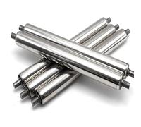 IEOWY Hochleistungs-Ersatzrohre aus Edelstahl für Förderbandrollen - 10er-Pack, 254 mm (10 Zoll) Lange Zuführrollen für Industrielle Anwendungen, widerstandsfähige und zuverlässige Förderbandteile