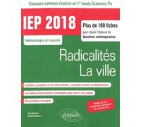 Iep Concours Commun D'entrée En 1re Année Sciences Po - Radicalités / La Ville - Edition 2018