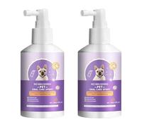 Ieron 2 pièces Spray Oral pour Animaux de Compagnie pour Chiens et Chats, Soins dentaires pour Animaux de Compagnie Traitement de la Mauvaise haleine, désodorisant Naturel pour Chien et Chat