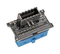 ieron Adaptateur de panneau avant USB 3.0 19 broches vers 3.2 type C monté à l'avant 9 broches vers type E 20 broches pour systèmes de support - WinXP/7/8/10 32/64 bits/Mac/Linux