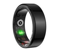 Ieron Bague de Suivi d'activité Physique Intelligente, Moniteur d'oxygène dans Le Sang, Suivi de la santé des Doigts, avec télécommande pour Appareil Photo Bluetooth, Compatible avec iOS et Android