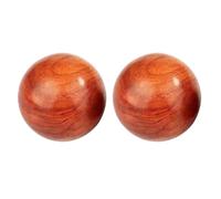 Ieron Bois de Palissandre Kugeln Qi Gong Baoding Kugeln aus Palisander Holz mit Brokatkasten Chinesische Entspannungs Kugeln für Meditation and Akupressur