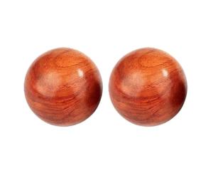 Ieron Bois de Palissandre Kugeln Qi Gong Baoding Kugeln aus Palisander Holz mit Brokatkasten Chinesische Entspannungs Kugeln für Meditation and Akupressur