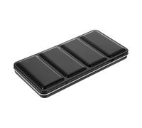 Ieron Boîte en métal pour Aquarelle de qualité supérieure pour 48 Demi-poêles ou 24 poêles entières Comprenant Une Palette de mélange et Un Anneau de Pouce, Un Organisateur de Fournitures