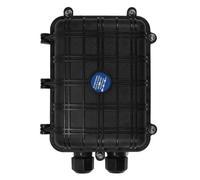 Ieron Boîtier de Connexion à Fibre Optique IP68 Boîtier d'épissure Horizontale étanche à 24 conducteurs Boîte de jonction de câbles extérieure pour connexions à Fibre Optique d'alimentation Externe