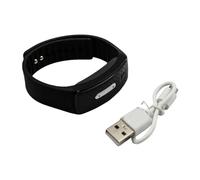 Ieron Bracelet Anti-moustiques à ultrasons Montre électronique à ultrasons Bracelet Anti-Moustique extérieur Bracelet Anti-moustiques à ultrasons Unisexe (Noir)