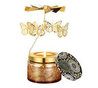 Ieron Cadeaux pour Femmes Bougies parfumées rotatives Cadeaux d'anniversaire pour copines Bougies parfumées en Verre Cadeaux parfumés pour Femmes Cadeaux de Noël Cadeaux de fête des mères