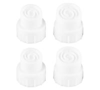 ieron Embouts de remplacement hydrafaciaux-embouts de beauté Vortex en Silicone blanc pour peeling à l'eau, Aqua Peel, pièces hydrofaciales-ensemble de 4 pièces