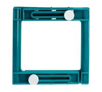 Ieron Fabricant de Pompons en Plastique réglable, Outil de Bricolage à Pompon carré Sarcelle, Outil de Pompon Fait à la Main, réglable, Facile à Utiliser