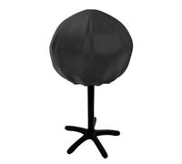 Ieron Housse de Barbecue imperméable pour extérieur, Protection Ronde Anti-poussière et Anti-Pluie, Protection Solaire, 50 x 45 cm, Tissu Oxford 210D Durable, Noir, Facile à Nettoyer et à Ranger