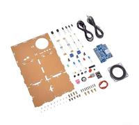 Ieron Kit de Production DIY de Haut-Parleur Bluetooth Mini amplificateur Mono avec Spectre Composant électronique Kit Audio Coque Acrylique Production créative