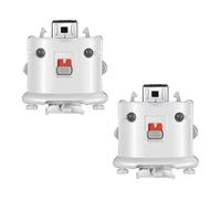 Ieron Lot de 2 adaptateurs Motion Plus compatibles avec Wii, capteur de Mouvement Externe pour télécommande, accélérateur de poignée à Intensification Dynamique