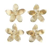 Ieron Lot de 4 Boutons en Alliage de Zinc pour Coiffeuse, tiroir, Cuisine, Trou Unique, pour Portes d'armoires, Meubles, armoires de Salle de Bain, bibliothèque