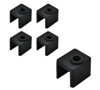 Ieron Lot de 5 Chaussettes en Silicone - Protection Haute température Compatible avec Elegoo Neptune 4 et 4 Pro, extrudeuse d'imprimante 3D, Accessoires de pièces Hotend