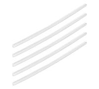 Ieron Lot de 5 Paires de protège-Branches en Silicone antidérapants de 80 mm pour Lunettes de Lecture, de Sport et de Soleil (Transparents)