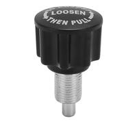 Ieron M16 Pull Pin Spring Knob Pièces de Rechange pour Home Fitness Réglage de la Hauteur Vis Équipement Noir 10 pcs