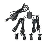 Ieron Mini Spots 4 en 1, USB, intensité Variable, 5 V, éclairage d'accentuation, éclairage d'intérieur pour vitrine, Armoire à Bijoux, Porche, lumière Blanche Positive