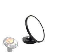 Ieron Miroir magnétique à expresso, rotation à 360°, miroir réfléchissant à café réglable, fixable sur les surfaces métalliques et non métalliques, noir