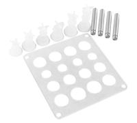Ieron Support de Moule de pièce d'échecs, Plateau de Moule, boîte de Rangement de Moule de pièce d'échecs, présentoir de Moulage d'échecs, Cadre de Support Stable adapté aux débutants