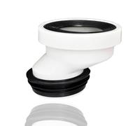 ieron Tuyau de raccordement excentré de 5 cm pour toilettes - Buse de tuyau de toilette excentrique en plastique rigide - Drain, excentrique droit, raccord de raccordement de toilettes