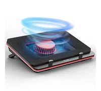 IETS - GT500 - Turboventilateur de Refroidissement Puissant et Rapide avec Vitesse Variable (5000 TR/Min), Mousse d'étanchéité, Filtre à poussière, pour Ordinateur Portable de 13 à 17,3", avec 3